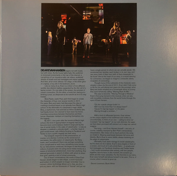 Benj Pasek, Justin Paul (5) : Dear Evan Hansen: Original Broadway Cast Recording (2xLP, Album, Blu)