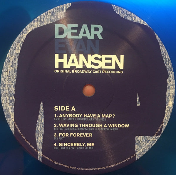 Benj Pasek, Justin Paul (5) : Dear Evan Hansen: Original Broadway Cast Recording (2xLP, Album, Blu)
