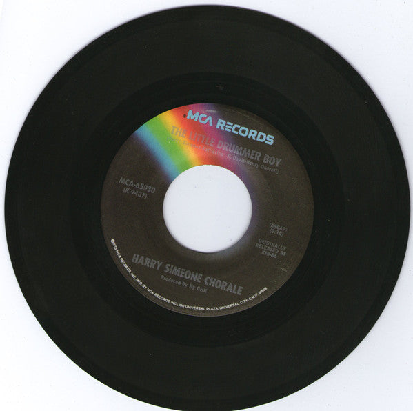 The Harry Simeone Chorale : The Little Drummer Boy (7", Single, RE)