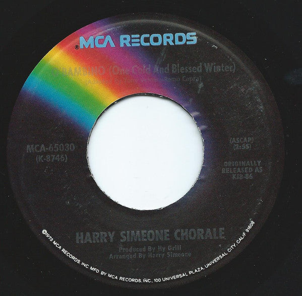 The Harry Simeone Chorale : The Little Drummer Boy (7", Single, RE)