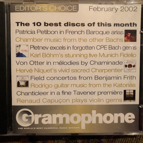 Various : Gramophone Editor's Choice - February 2002 (CD, Promo, Smplr)