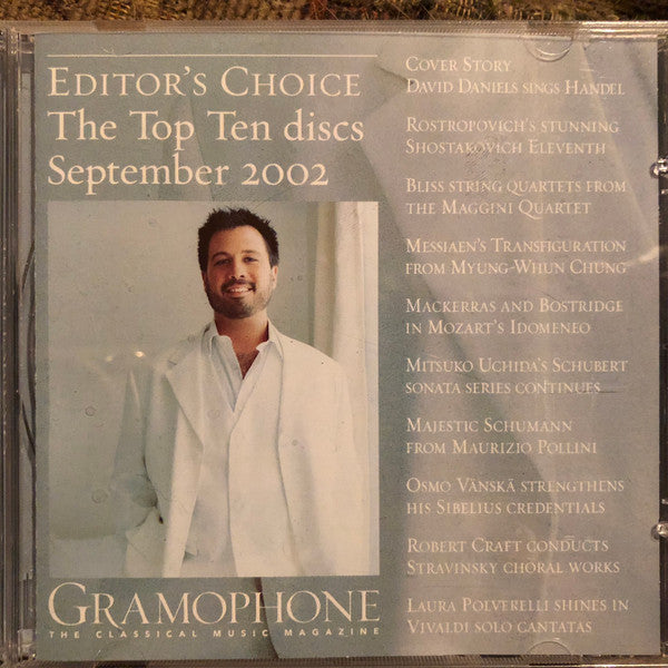 Various : Gramophone Editor's Choice - September 2002 (CD, Promo, Smplr)