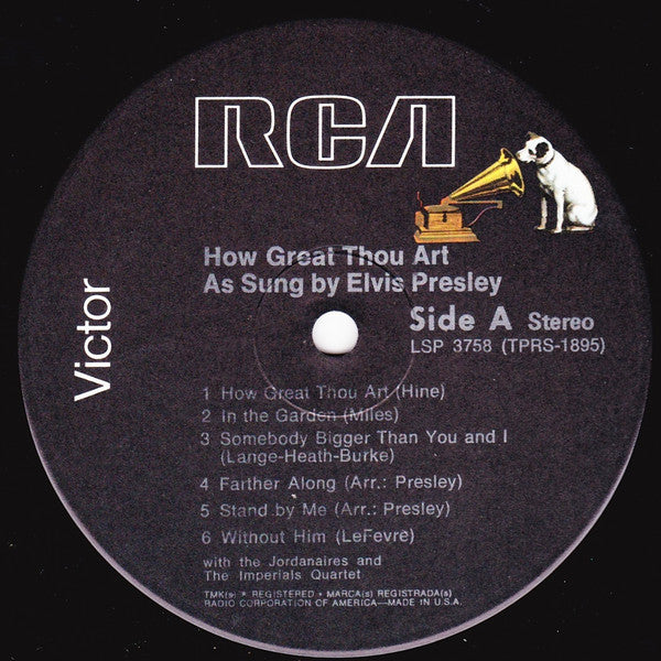 Elvis* : How Great Thou Art (LP, Album, RE, RP, Bla)