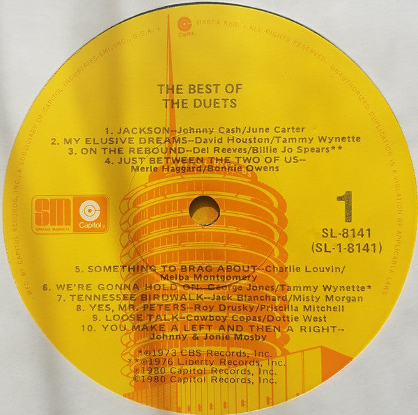 Various : The Best Of The Duets (LP)