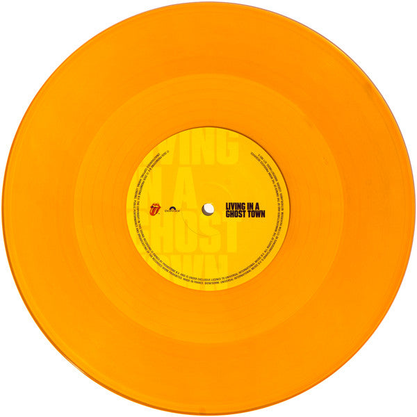 The Rolling Stones : Living In A Ghost Town (10", S/Sided, Single, Ltd, Ora)