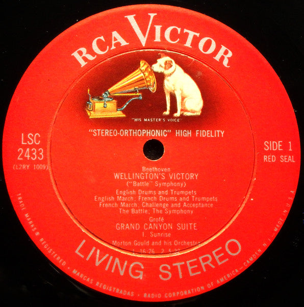 Morton Gould And His Orchestra : Grofé - Grand Canyon Suite • Beethoven - Wellington's Victory (LP, RE, Roc)