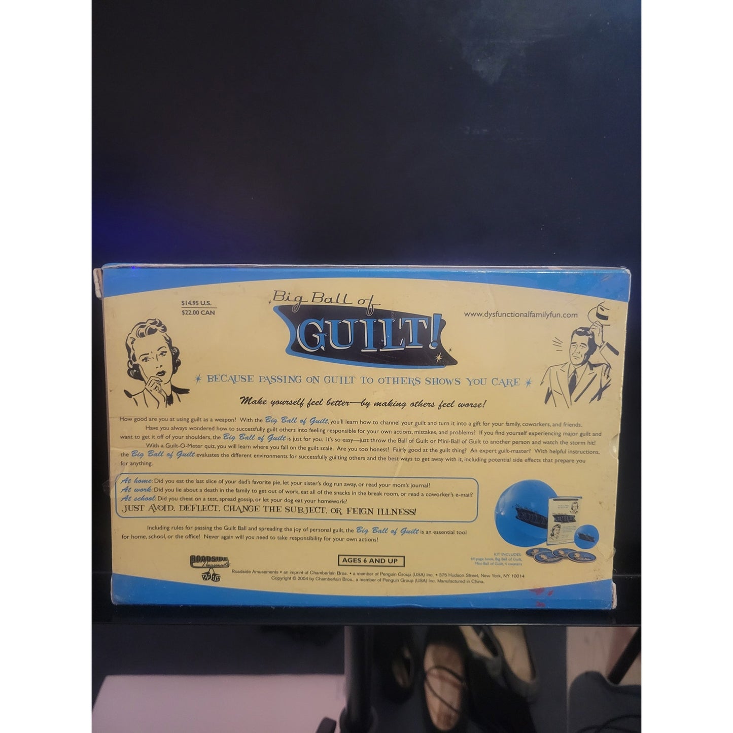 Big Ball of Guilt Board Game - Sealed Near Mint Condition