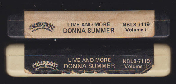 Donna Summer : Live And More (2x8-Trk, Album, Comp)