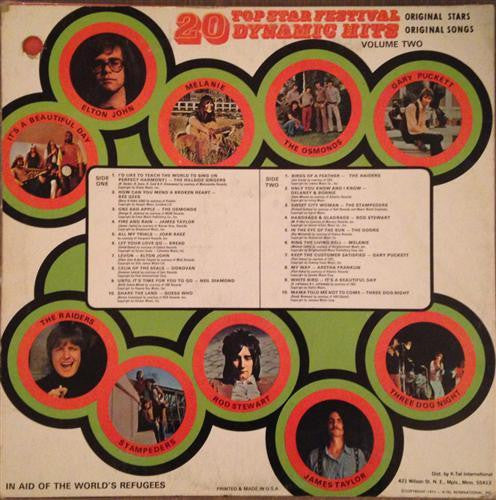 Various : 20 Top Star Festival Dynamic Hits Volume Two (LP, Comp)