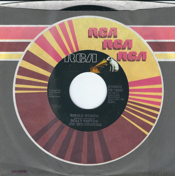 Dolly Parton : Single Women (7", Styrene)