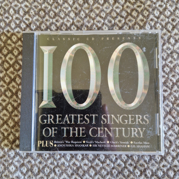 Various : Classic CD Presents 100 Greatest Singers Of The Century (CD, Comp)