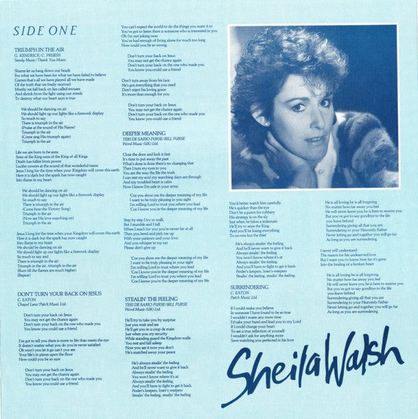 Sheila Walsh : Triumph In The Air (LP)
