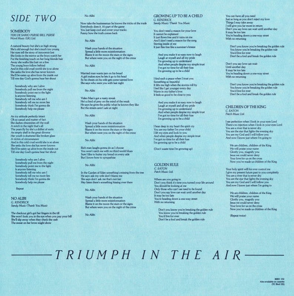 Sheila Walsh : Triumph In The Air (LP)