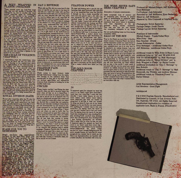 Varials : Scars For You To Remember (LP, Album, Red)