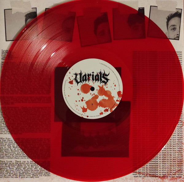 Varials : Scars For You To Remember (LP, Album, Red)