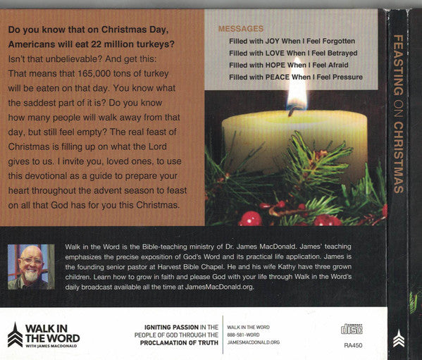 James MacDonald (5) : Feasting On Christmas - Devotionals (CD)