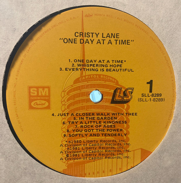 Cristy Lane : One Day At A Time (LP, Album)