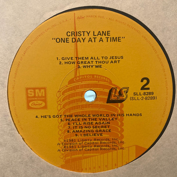 Cristy Lane : One Day At A Time (LP, Album)
