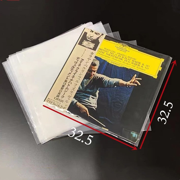Vinyl Record Protection Bag Record Cover Flat Mouth Outer Bag