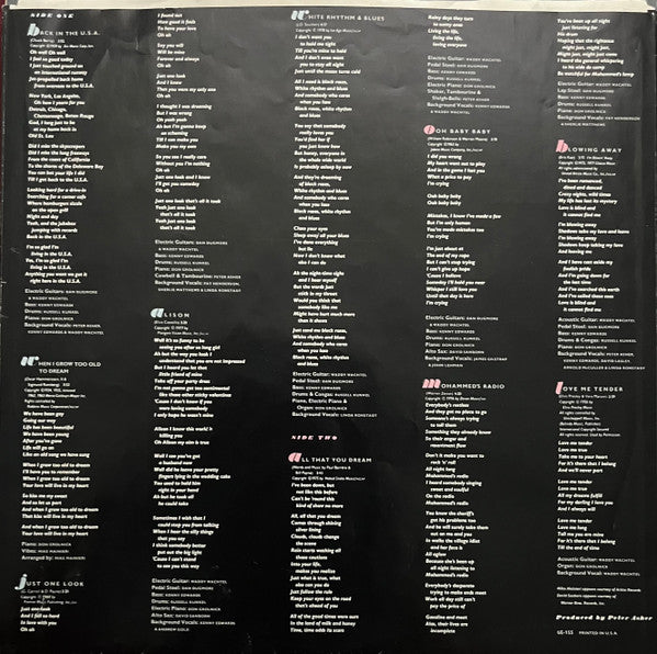 Linda Ronstadt : Living In The USA (LP, Album)
