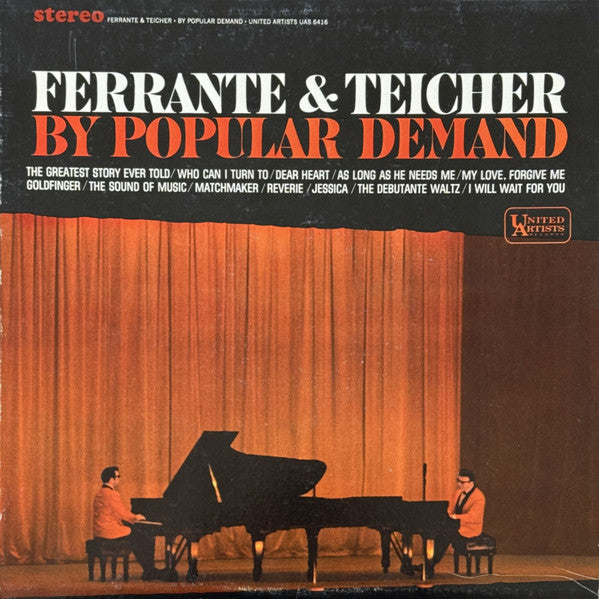 Ferrante & Teicher : By Popular Demand (LP, Album, Ter)