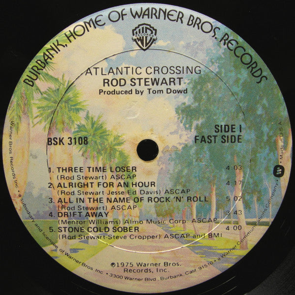 Rod Stewart : Atlantic Crossing (LP, Album, RE, Gol)