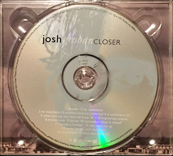 Josh Groban : Closer (CD, Album, Enh + DVD-V, NTSC + Ltd, Dig)