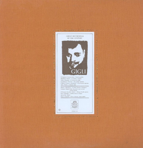 Beniamino Gigli : Album 1 (LP, Comp)