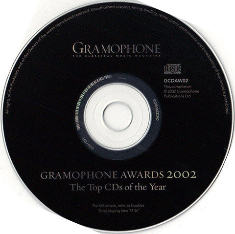 Various : Gramophone Awards 2002. The Winners (CD, Comp)