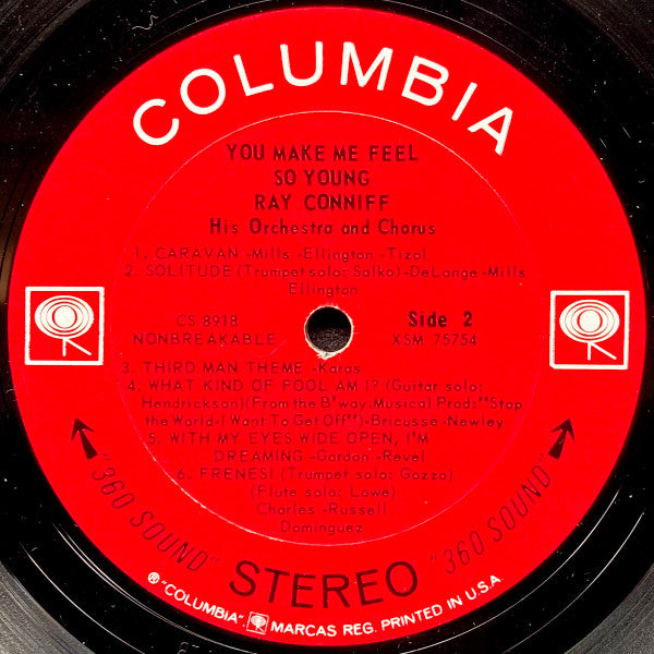 Ray Conniff His Orchestra And Chorus* : You Make Me Feel So Young (LP, Album, Ter)