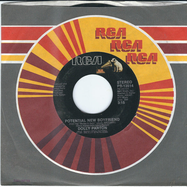 Dolly Parton : Potential New Boyfriend (7", Single, Styrene, Ind)