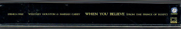 Whitney Houston And Mariah Carey : When You Believe (Cass, Single)