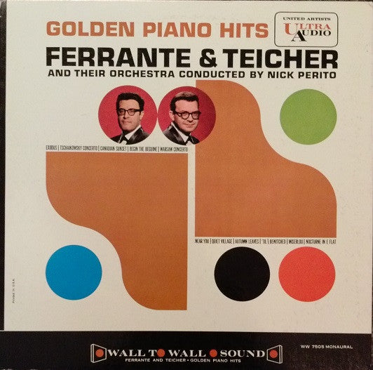 Ferrante & Teicher : Golden Piano Hits (LP, Album, Mono, Gat)