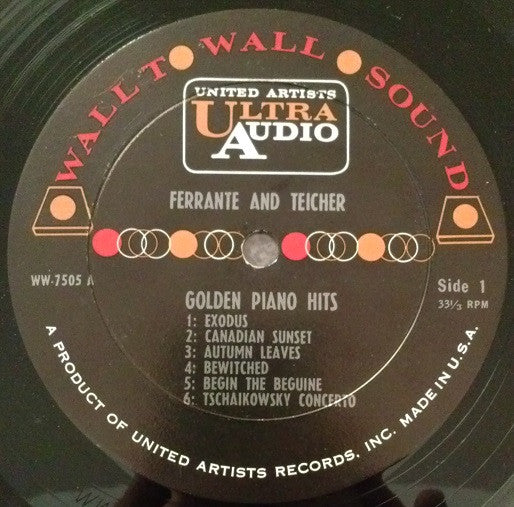 Ferrante & Teicher : Golden Piano Hits (LP, Album, Mono, Gat)