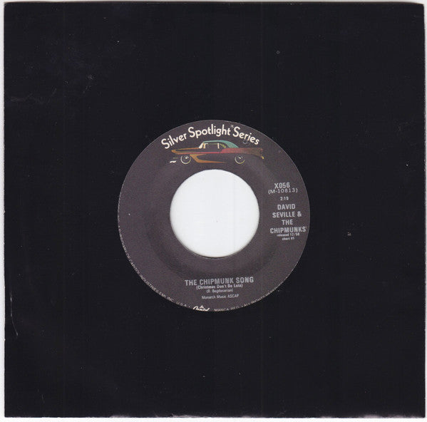David Seville & The Chipmunks : The Chipmunk Song / Ragtime Cowboy Joe (7", Single, RE)