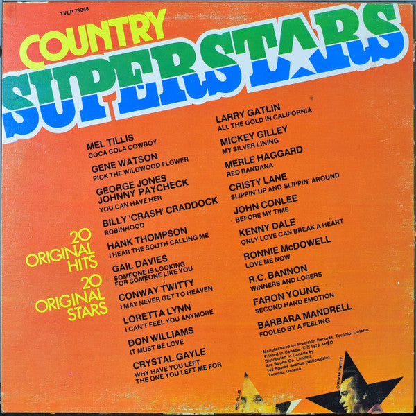 Various : Country Superstars (LP, Comp)