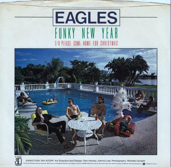 Eagles : Please Come Home For Christmas (7", Single, Styrene, PRC)