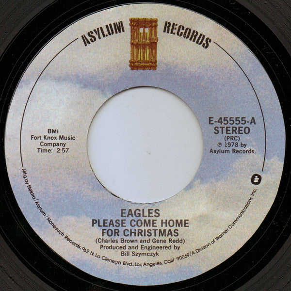 Eagles : Please Come Home For Christmas (7", Single, Styrene, PRC)
