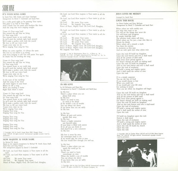 Sandi Patti* : More Than Wonderful (LP, Album)