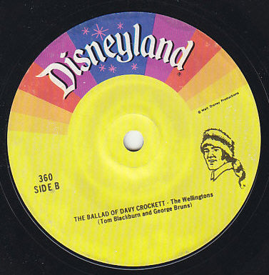 Unknown Artist : Walt Disney's Story Of Davy Crockett (7")