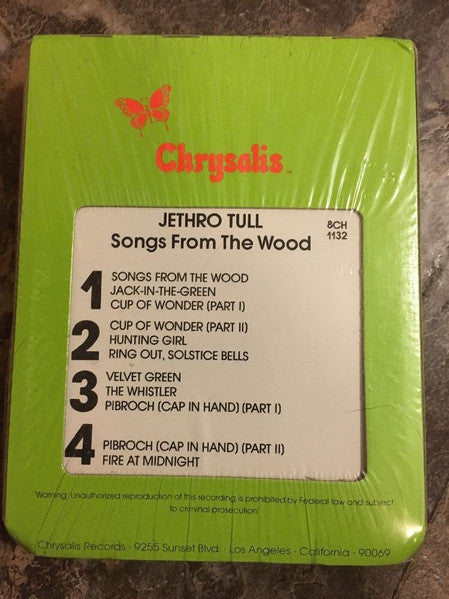 Jethro Tull : Songs From The Wood (8-Trk, Album, Gre)