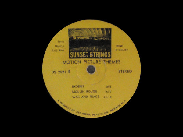 The Sunset Strings : Great Motion Picture Themes (12")