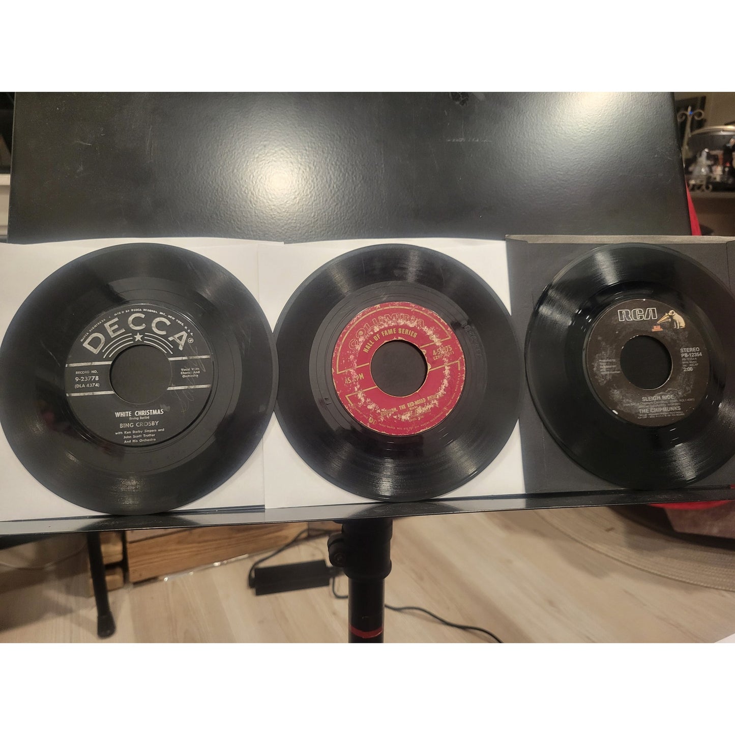 Bundle of 45s - Crooner Christmas - Crosby, Autry & Sadler