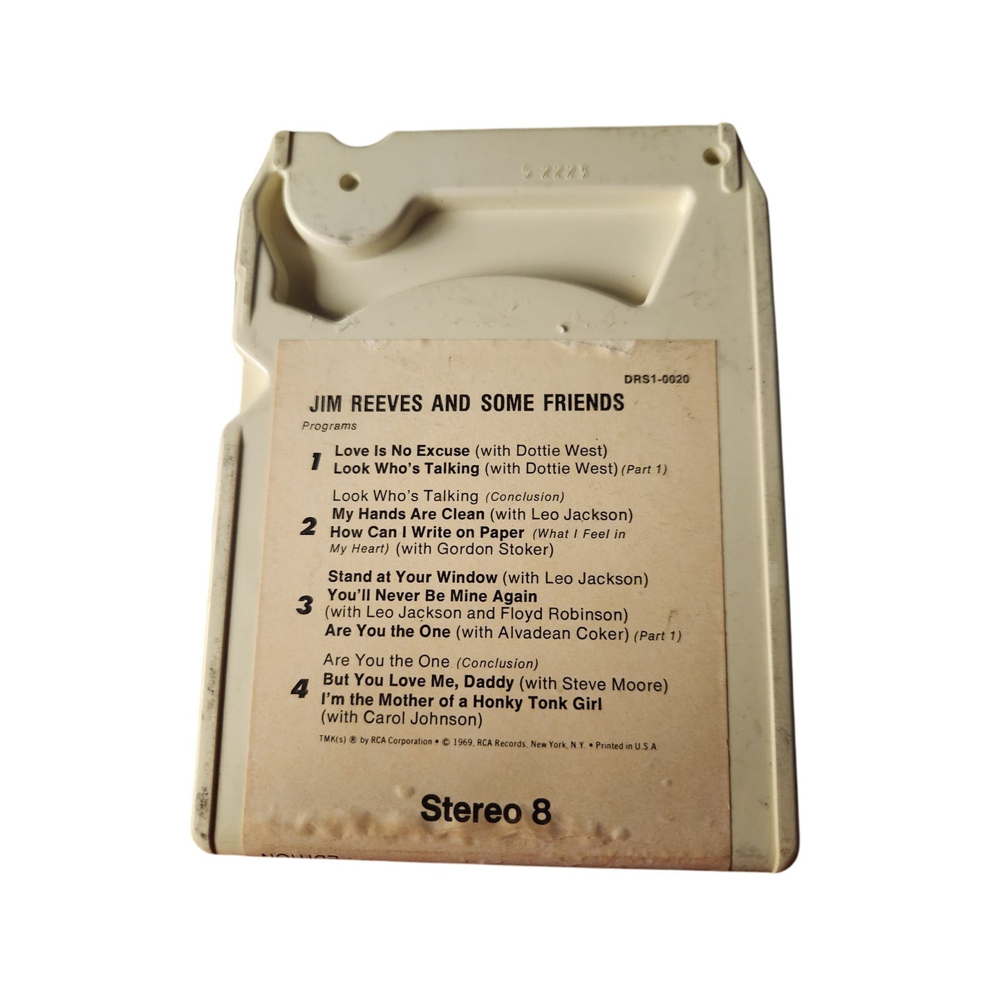 Jim Reeves And Some Friends 8-Track Cartridge | RCA DRS1-0020 | Vintage