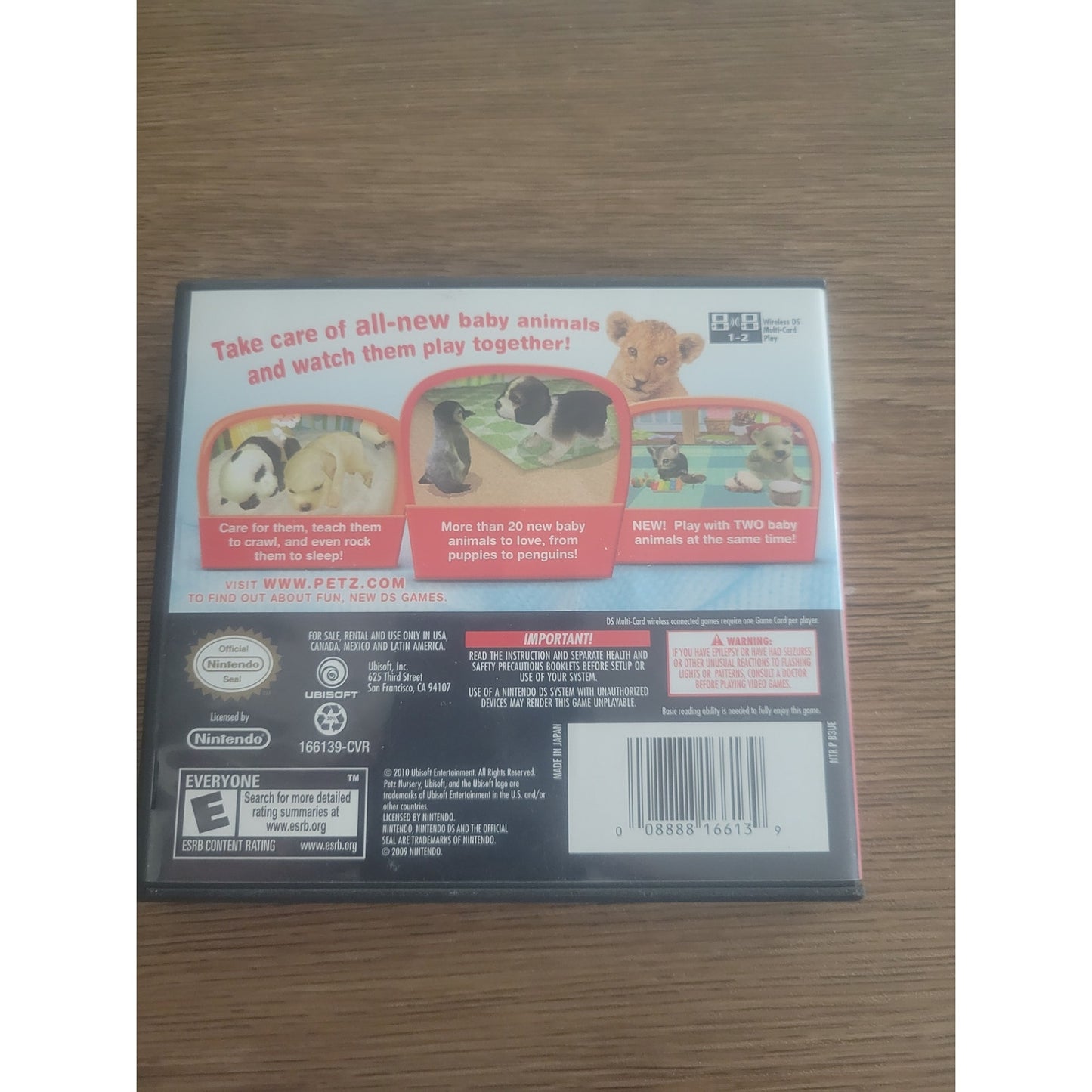 Nintendo DS - Petz Nursery 2