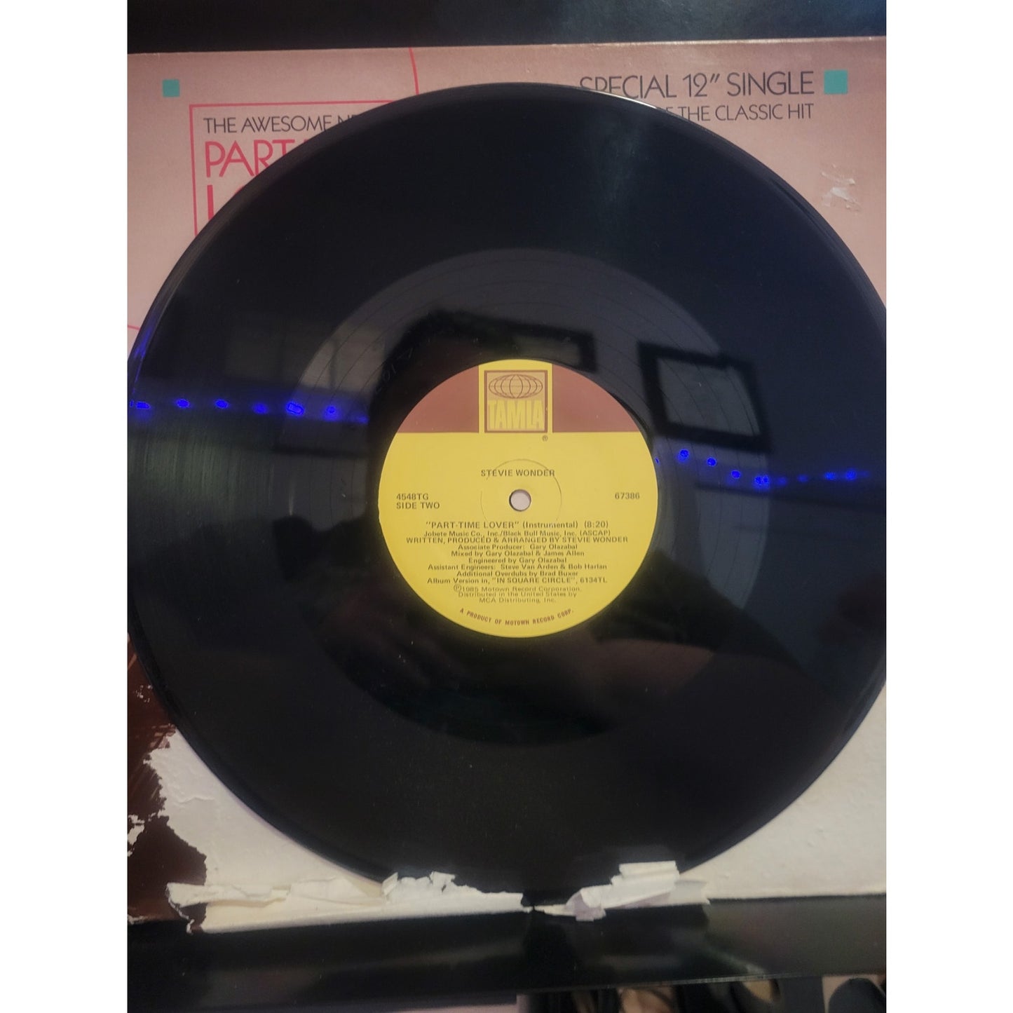 Vintage Stevie Wonder LP - Part-Time Lover - 12" Single - SEE DESCRIPTION
