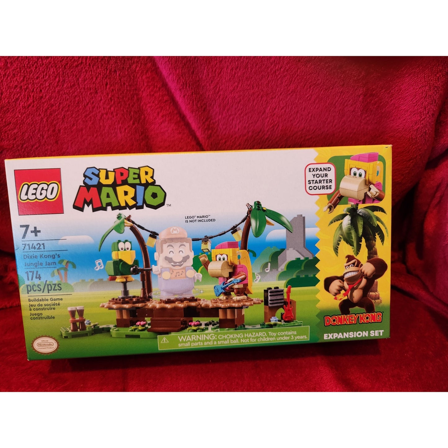 LEGO Super Mario Dixie Kong's Jungle Jam Expansion Set (71421) - Sealed