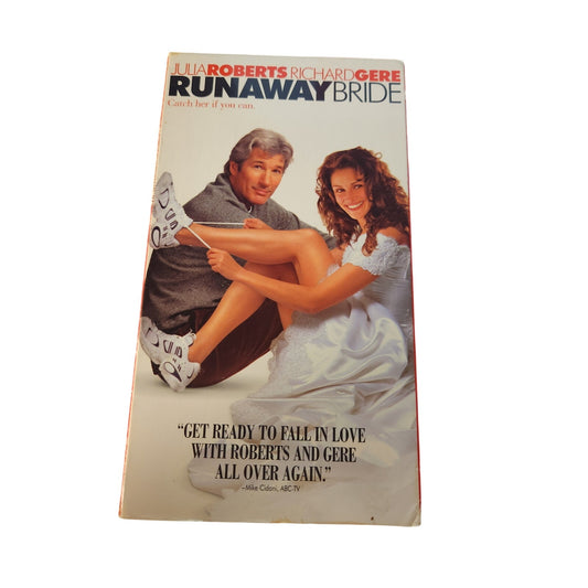 Runaway Bride - VHS Tape Movie Julia Roberts Richard Gere Collectible