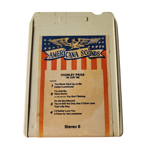 Charley Pride - I'm Just Me 8-Track Cartridge | Americana Sounds | Vintage