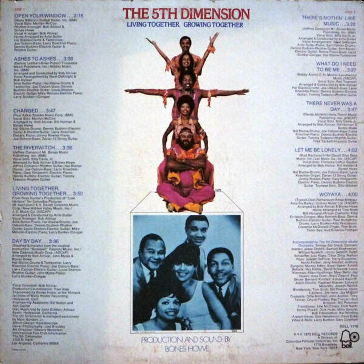 The Fifth Dimension - Living Together, Growing Together Vinyl Record